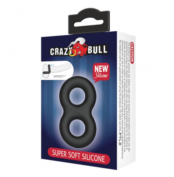 CRAZY BULL - Super Soft Silicon Male 8 Shape Delay Cock Rings CRAZY BULL - Super Soft Silicon Male 8 Shape Delay Cock Rings